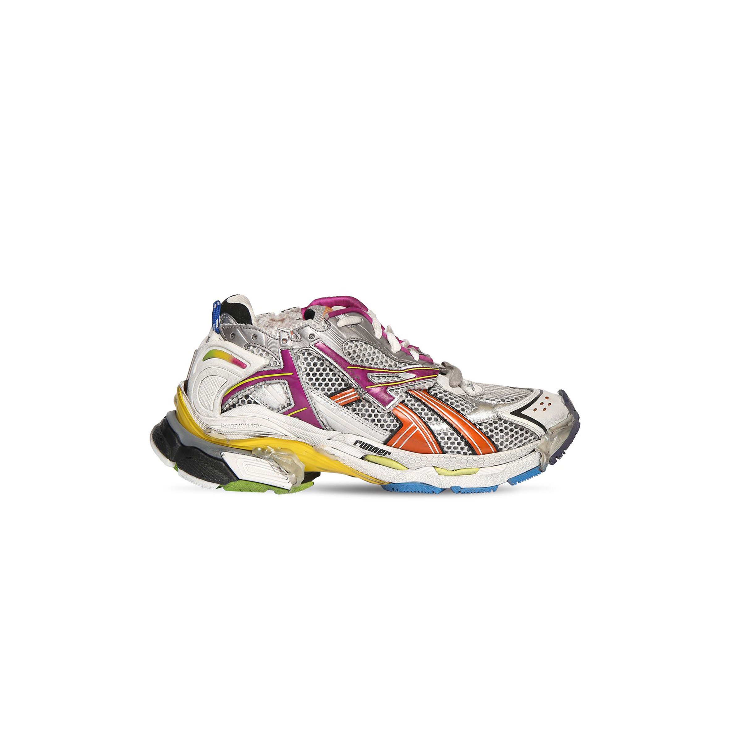 Ba*len*cia*ga runner mesh & nylon sneakers 677403w3rb68123